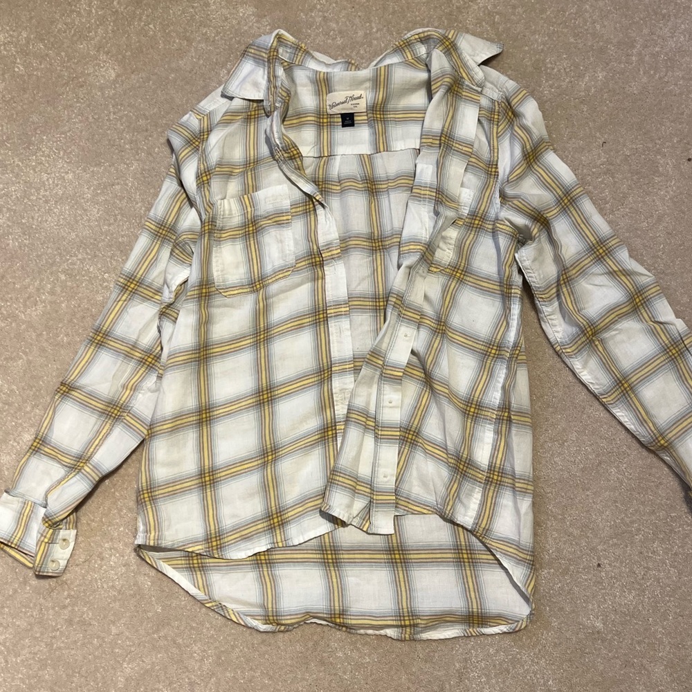 Yellow flannel